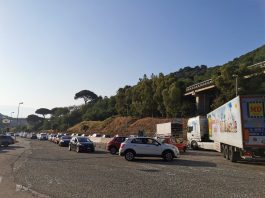 Svincolo Giostra.Traffico totalmente in tilt