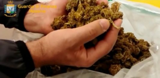 Le unità cinofile della GDF “fiutano” 5 kg di marijuana, dalla Sardegna arrivati con una normale spedizione