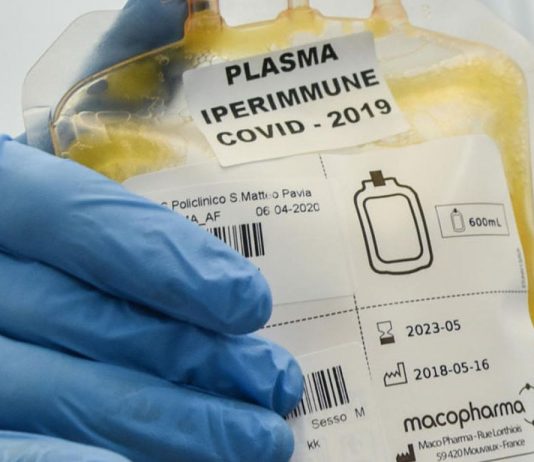 Covid: raccolta plasma iperimmune in tutti i Centri trasfusionali della Sicilia