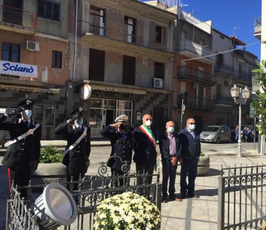 San Fratello: deposizione della corona d’alloro al Monumento ai Caduti