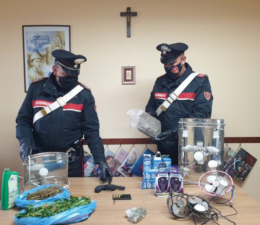 Giardini Naxos: deteneva quasi mezzo chilo di marijuana, arrestato dai Carabinieri