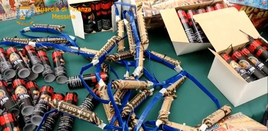 Guardia di Finanza, sequestrati giochi d’artificio durante operazione