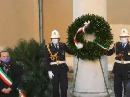 112esimo Anniversario del Terremoto del 1908, corone d’alloro per le vittime