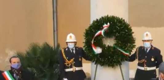 112esimo Anniversario del Terremoto del 1908, corone d’alloro per le vittime
