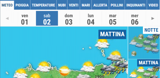 Meteo di Messina e Provincia, 2 Gennaio 2021: arriva lo Scirocco