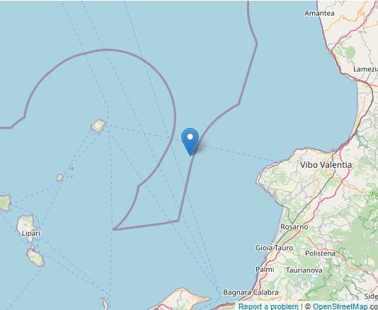 Terremoto registrato stanotte vicino Stromboli, dopo Novara di Sicilia