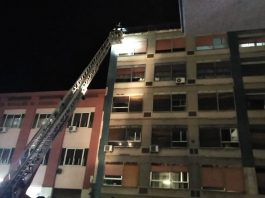 Stazione centrale, pericolo crollo calcinacci, intervengono Vigili del Fuoco e Municipale