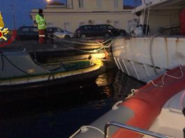 Milazzo, Vigili del fuoco mettono in salvo peschereccio in panne