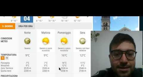 Meteo di Messina e Provincia, giovedì 4 Marzo 2021