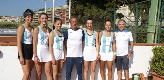 Tennis femminile, serie B1: pareggio interno per le ragazze del Ct Vela contro la Ferratella Roma