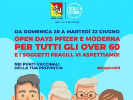 Vaccini, tre giorni di Open Day over 60 con Pfizer e Moderna