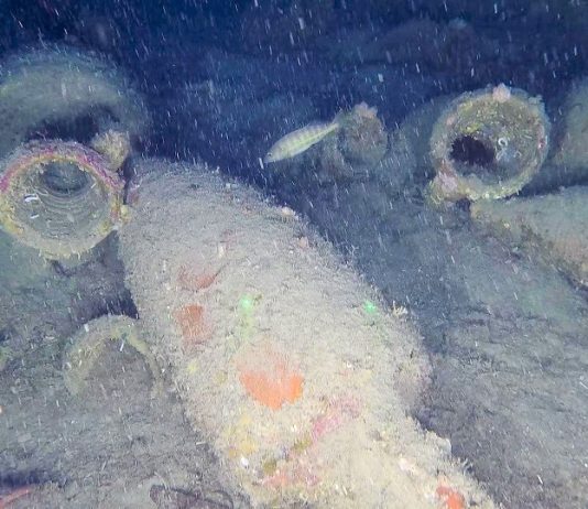 Isola delle Femmine, ritrovata una nave romana a 92 metri di profondità