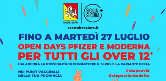 Sicilia, Vaccini: Open days fino al 27 luglio
