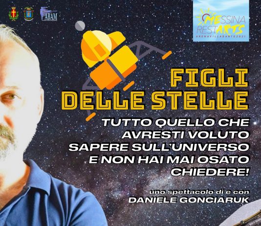 “Figli delle stelle”, lo spettacolo sull’astronomia di Daniele Gonciaruk all’Arena Villa Dante