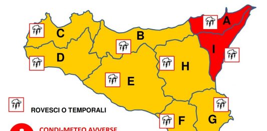 Allerta meteo rossa fino a domani nel messinese