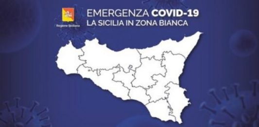 Sicilia in zona bianca da lunedì 11 ottobre