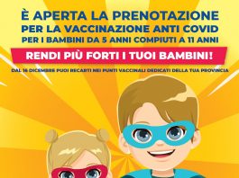 Covid, da oggi in Sicilia via alla prenotazione dei vaccini per la fascia 5-11 anni