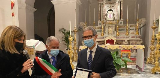 Venetico, cittadinanza onoraria al presidente Musumeci