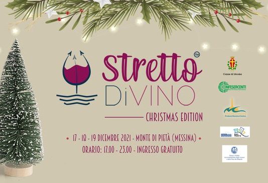 Al via domani, venerdì 17 “Stretto DiVINO Christmas Edition”