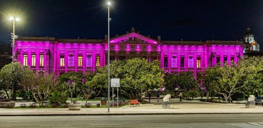 Giro d’Italia 2022: in rosa la facciata di Palazzo Zanca, fontane e monumenti cittadini