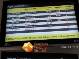 Treno merci fermo sull’asse ferroviario Catania-Messina: pendolari allo sbando per circa 2 ore