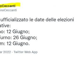 Consiglio dei Ministri: indiscrezione indica l’election day il 12 giugno