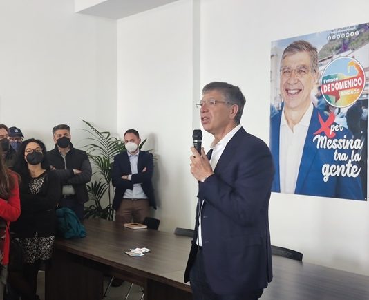#eleme2022 De Domenico inaugura il comitato elettorale
