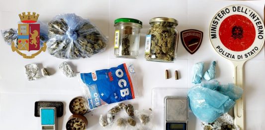 Droga, sequestrate marijuana e cocaina a Bisconte-Cataratti