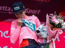 Giro d’Italia: Hindley nuova Maglia Rosa, Nibali quarto