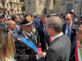 In Piazza Duomo l’omaggio di Messina ai Carabinieri, presente il Presidente Musumeci