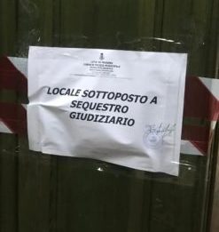 Discoteca abusiva della zona nord sottoposta a sequestro dalla Polizia Annonaria