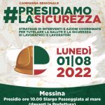 Sicurezza sul lavoro, lunedì sit-in alla passeggiata a mare della CISL