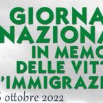 Lunedì 3, la giornata nazionale in memoria delle vittime dell’immigrazione
