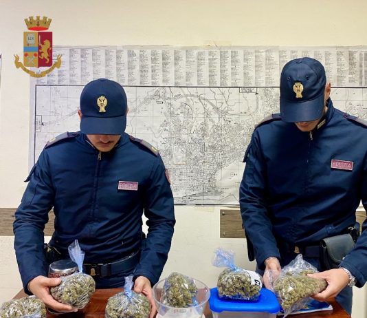 Conserva 600 gr. di marijuana in cantina, il forte odore attrae i poliziotti, arrestato 22enne