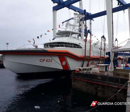 Varata la nuova nave “Aurelio Visalli”, un “angelo del mare”della Guardia Costiera