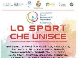 Lo sport unisce per la giornata internazionale dei diritti delle persone con disabilità