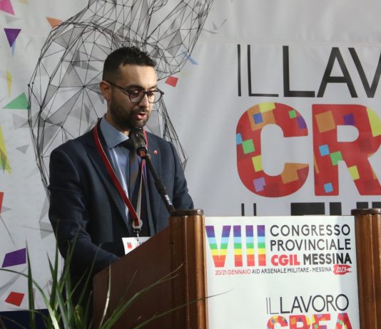 VIII Congresso provinciale Cgil Messina, Pietro Patti confermato segretario generale