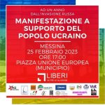 Domani, sabato 25, manifestazione pro Ucraina, organizzata dall’associazione “liberi oltre le illusioni”
