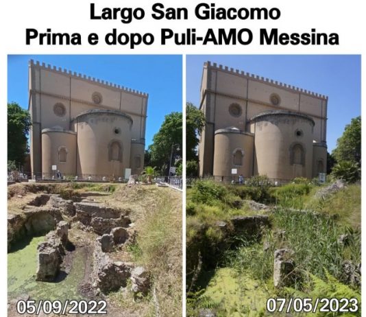 Tolto alle cure di PuliAmo Messina torna nel degrado Largo San Giacomo