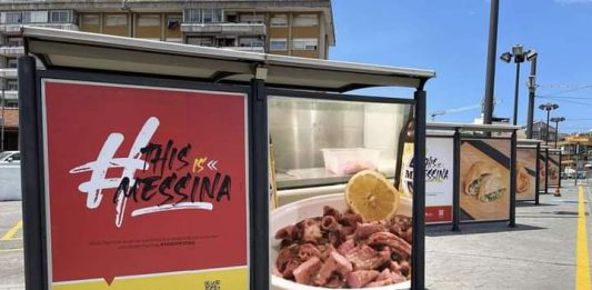 “Thi is Messina”, per Atm c’è solo “da mangiare”: è polemica sulle nuove pensiline “da rosticceria”