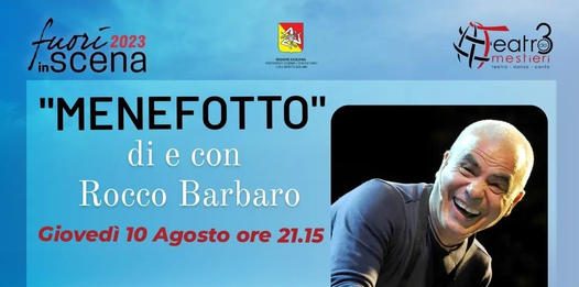 Messina, al Teatro dei 3 Mestieri in scena Rocco Barbaro con lo spettacolo “Me ne fotto”