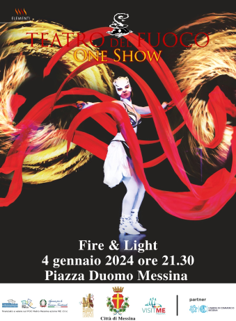 Stasera a Piazza Duomo lo spettacolo del Teatro del Fuoco®