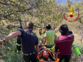 Incidente con il parapendio a Gallodoro: intervento tempestivo dei Vigili del Fuoco di Letojanni