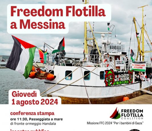 La Freedom Flottilla a Messina, prevista raccolta di medicine