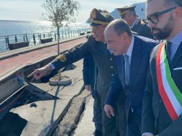 Maltempo, Schifani effettua sopralluogo a Santa Teresa di Riva