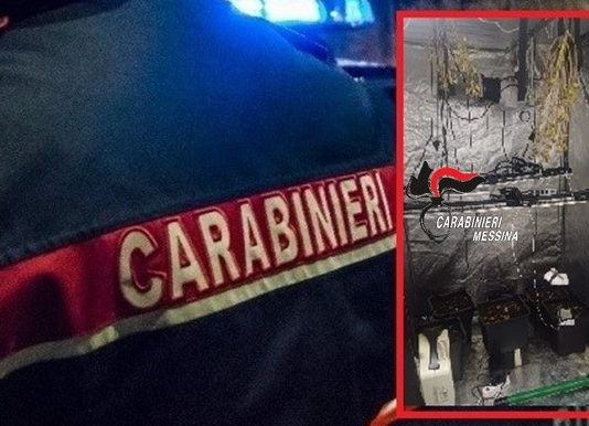 Francavilla di Sicilia, serra artigianale in casa: 61enne arrestato per droga