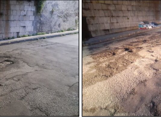 Via Santa Marta – Debora Buda e Libero Gioveni chiedono interventi urgenti di messa in sicurezza della strada
