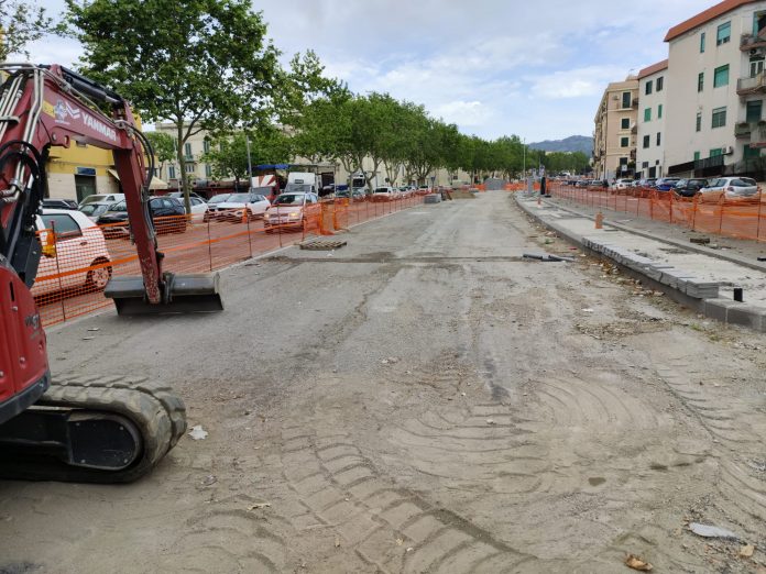Viale Giostra privo di Platani