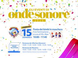 Carnevale in nave con Caronte & Tourist: animazione e solidarietà il 15 febbraio