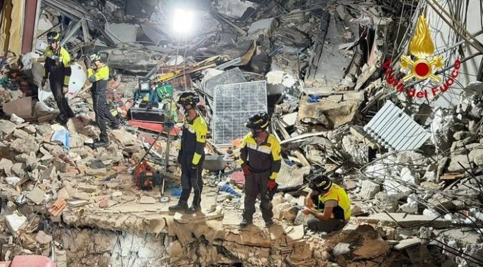 Crollo Pistunina, il bilancio sale a quattro vittime: continuano gli scavi per i due dispersi